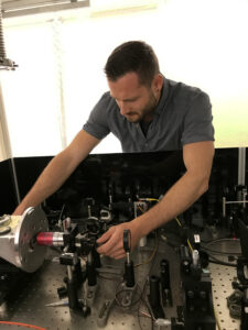 Matthias Wurdack在实验室